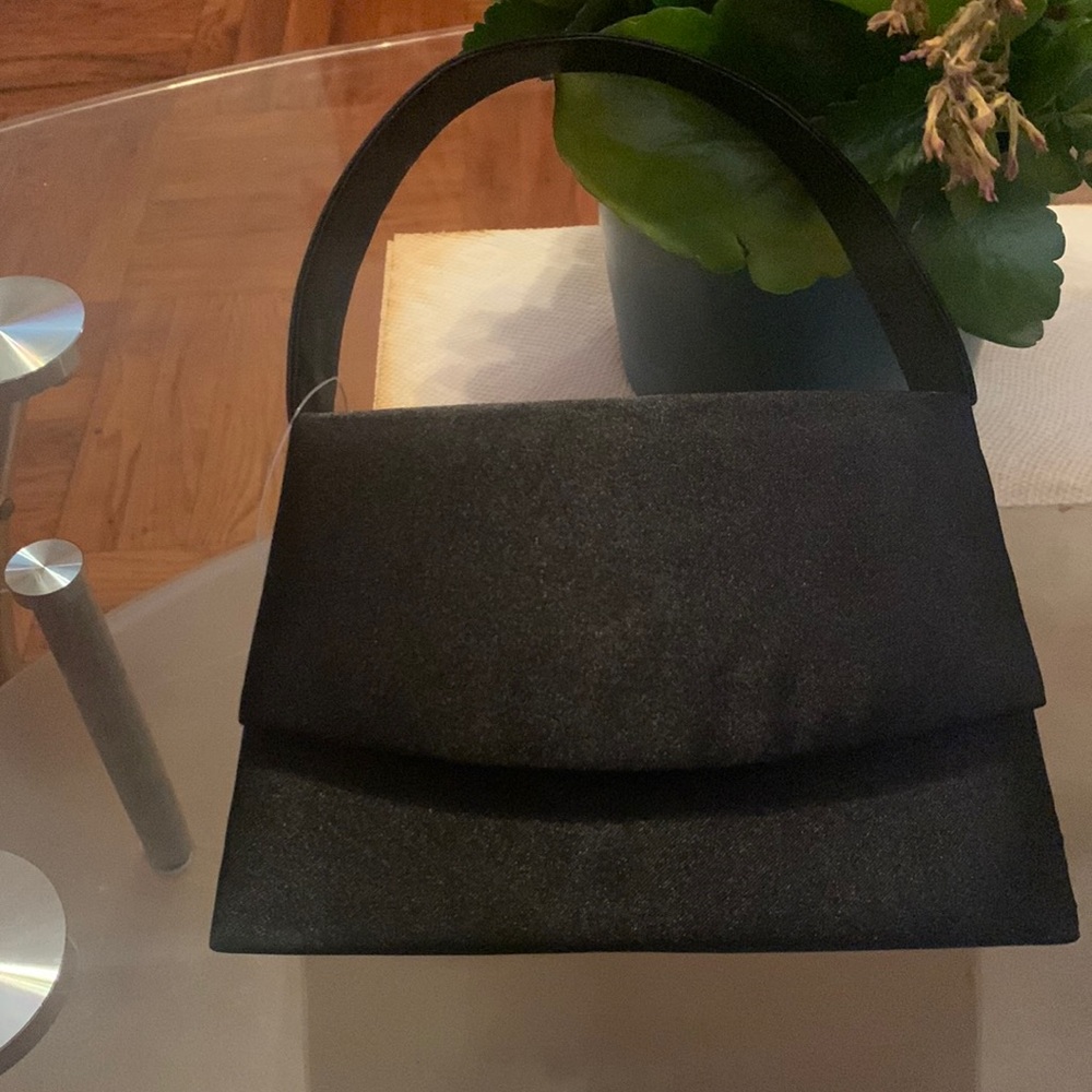 Formal black mini purse